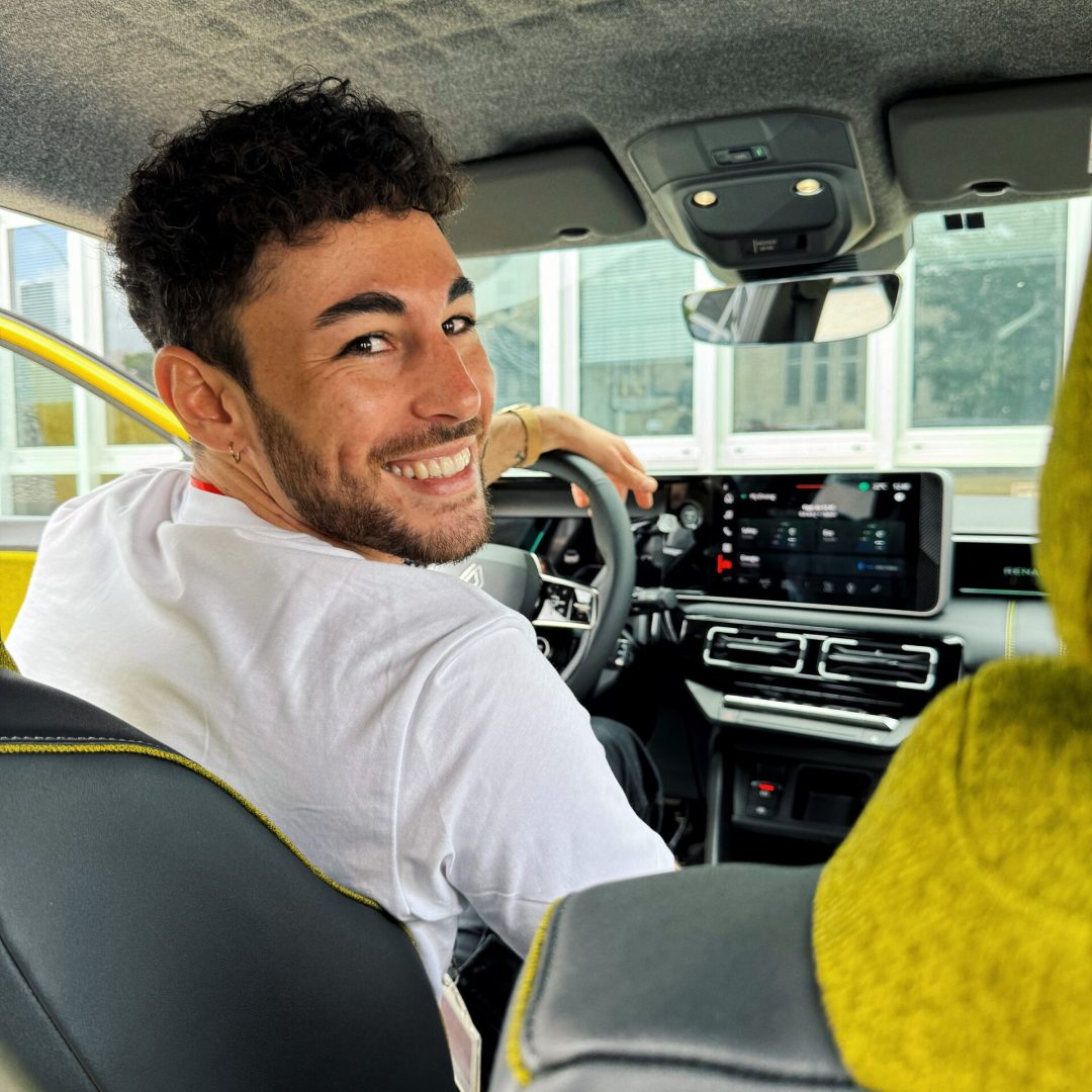 Lorenzo Ferrari all'interno della R5